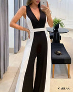 Tenue noir et blanc femme