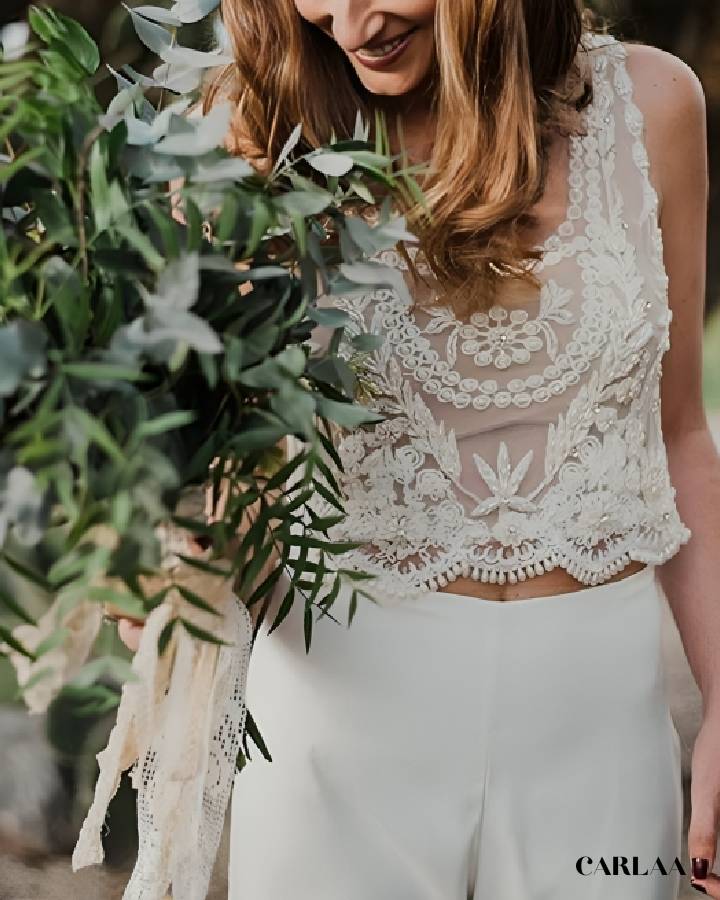Ensemble pantalon femme pour mariage