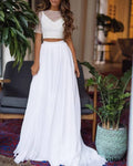Ensemble jupe longue et haut pour mariage