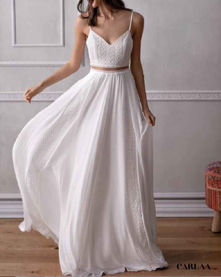 Ensemble mariage femme blanc