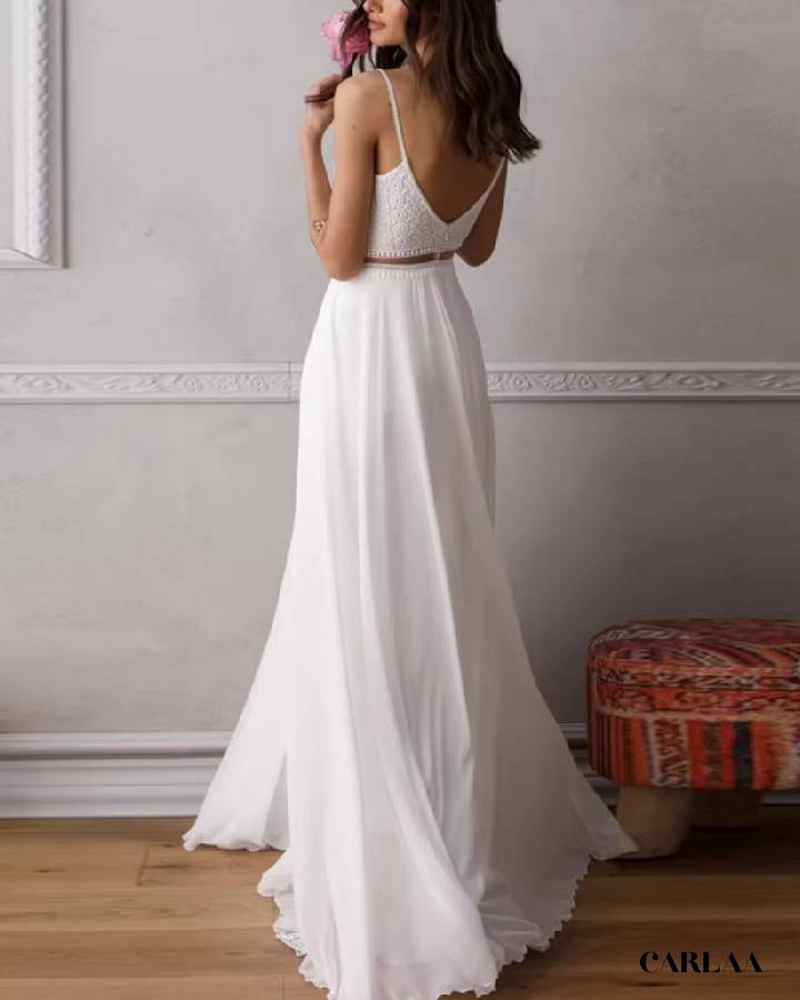 Ensemble mariage femme blanc