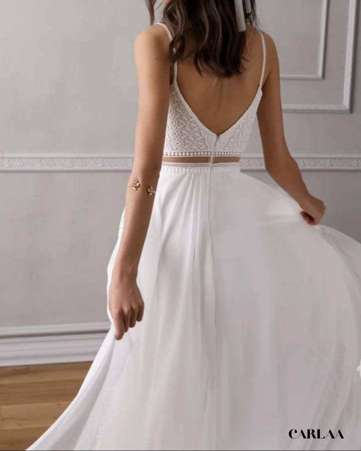Ensemble mariage femme blanc