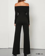 Combinaison pantalon epaule dénudée