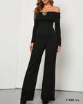 Combinaison pantalon epaule dénudée