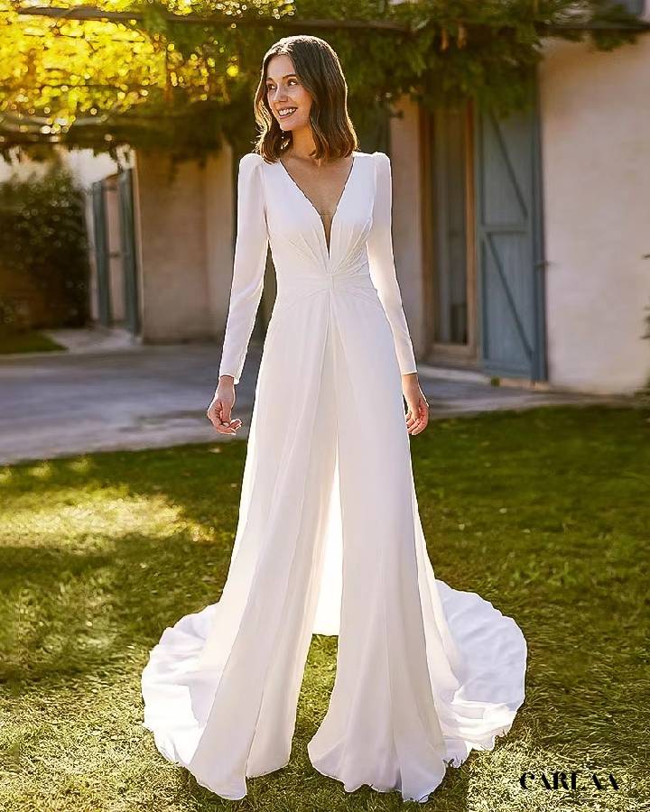 Robe combinaison mariage civil