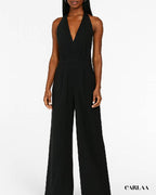 Elegant wide-leg jumpsuit