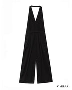 Elegant wide-leg jumpsuit