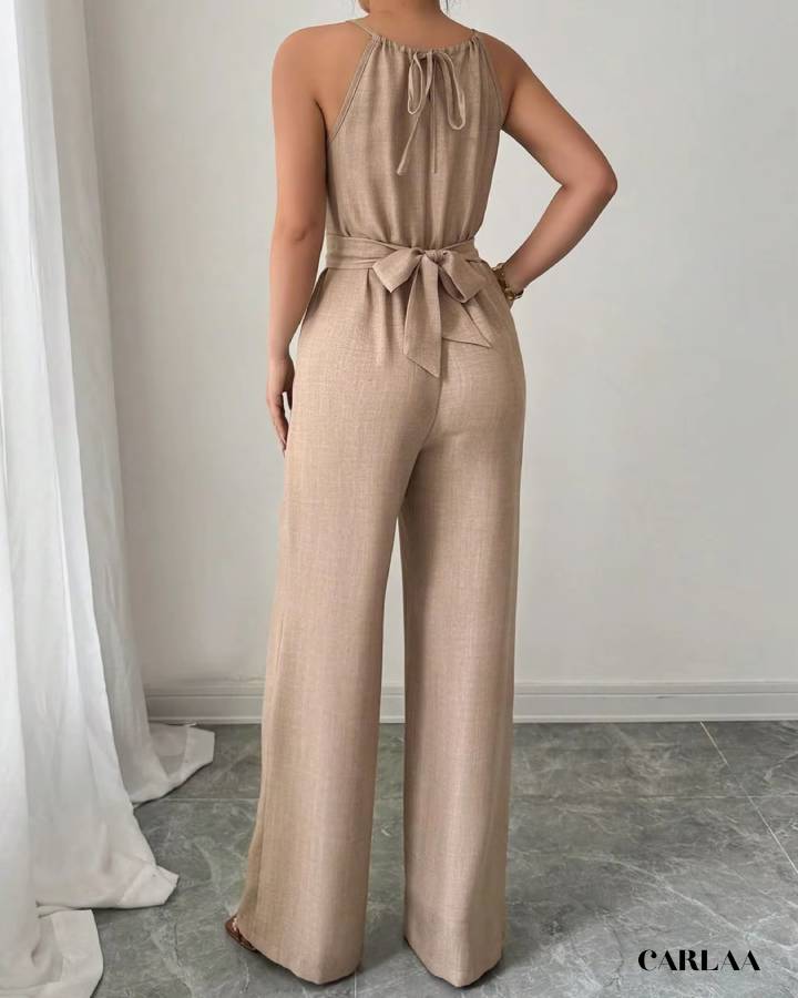 Beige jumpsuit