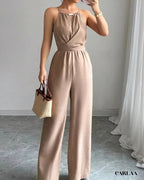 Combinaison pantalon beige