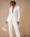 Tailleur pantalon mariage pour femme