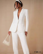 Tailleur pantalon mariage pour femme