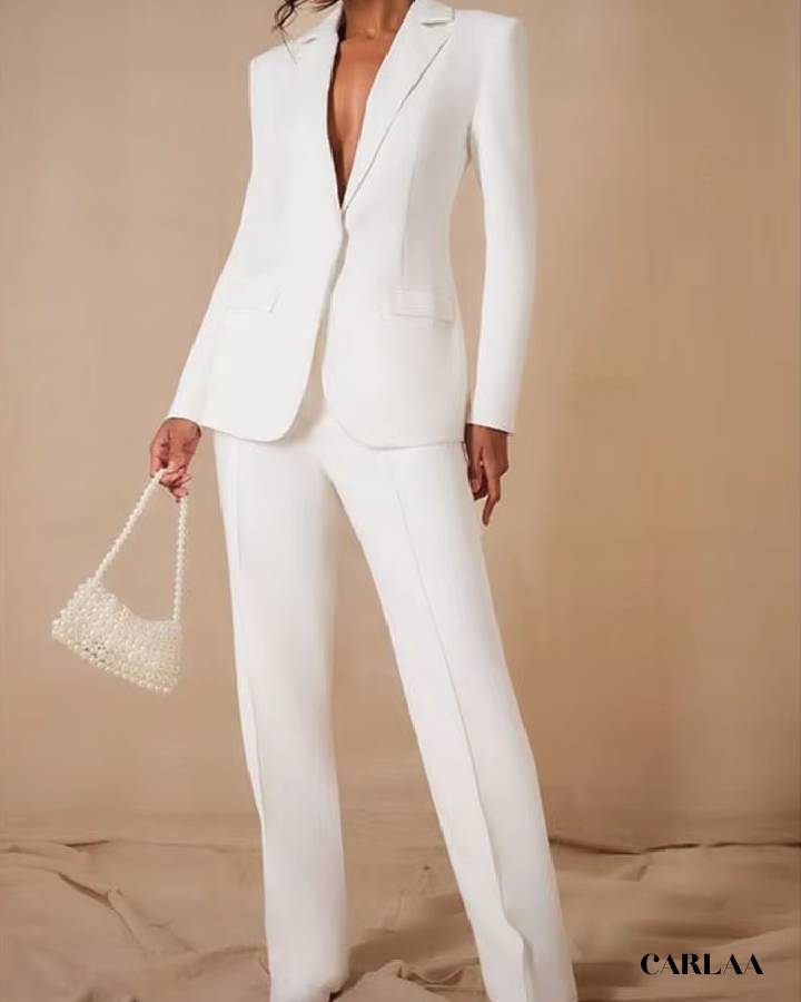 Tailleur pantalon mariage pour femme