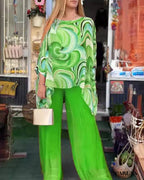 Fluide tenue mariage femme pantalon