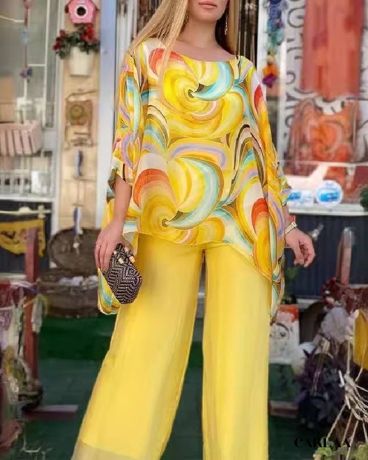 Fluide tenue mariage femme pantalon