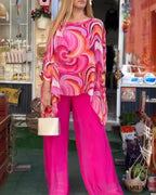 Fluide tenue mariage femme pantalon