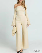 Combinaison beige élégante