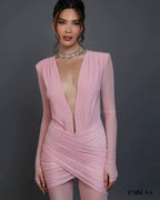 Women's sheer jumpsuit