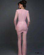 Women's sheer jumpsuit