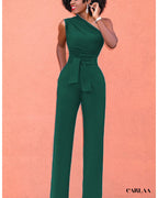 Combinaison Femme Chic Mariage Verte
