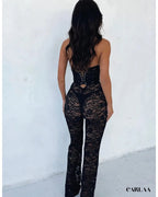 Combinaison Noire Dentelle