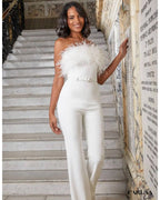 Combinaison Blanche Plume