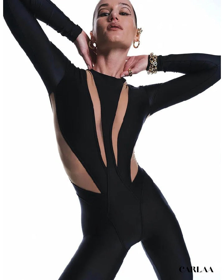 Combinaison Noir Femme Moulante