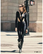 Combinaison Noir Femme Moulante