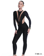 Combinaison Noir Femme Moulante