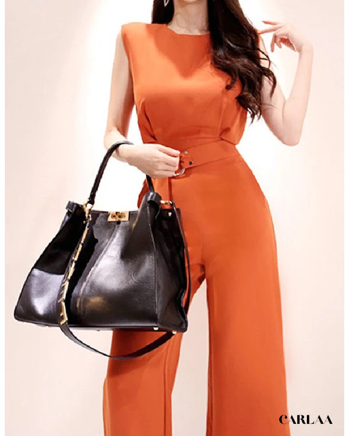 Combinaison Orange Femme