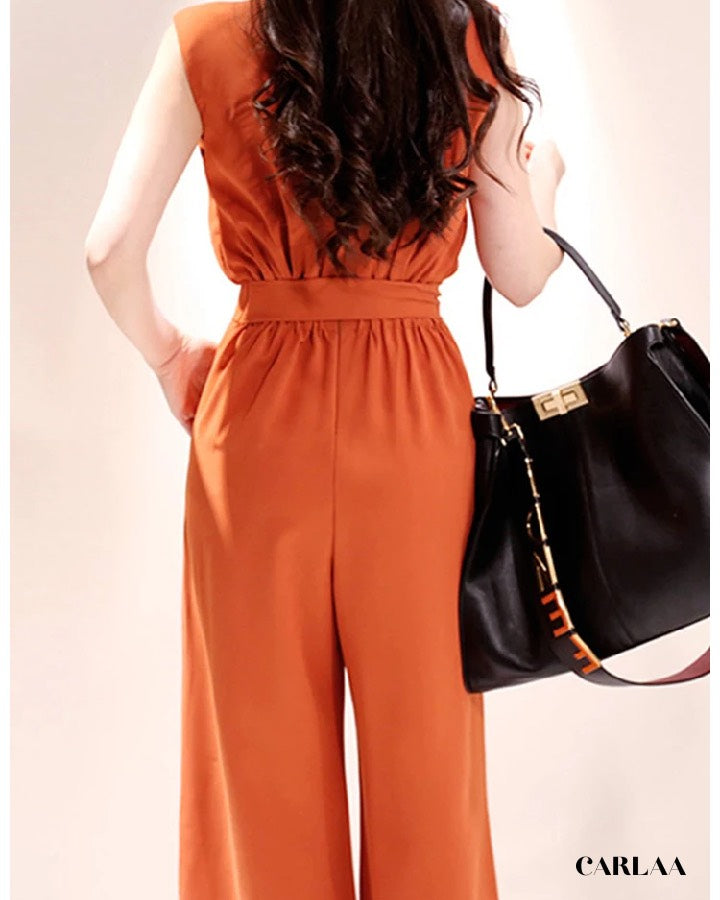 Combinaison Orange Femme