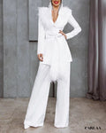 Ensemble tailleur femme pantalon