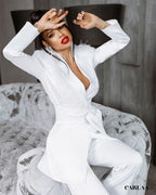 Ensemble tailleur femme pantalon