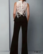 Black and white formal wear