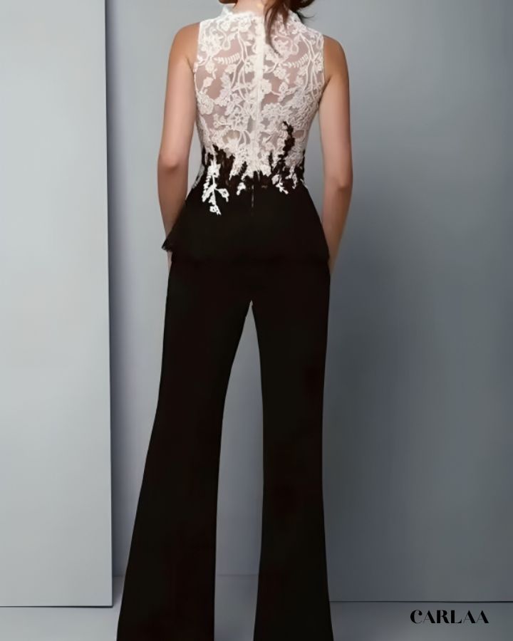 Black and white formal wear