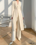 Tailleur blanc mariage femme