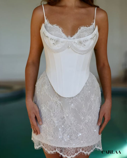 Robe courte pour mariage civil