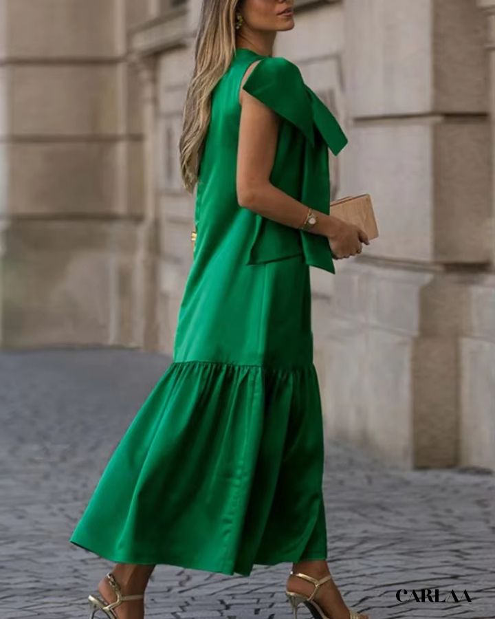 Robe verte pour mariage invité