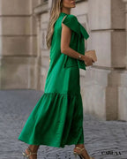 Robe verte pour mariage invité