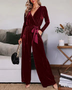Women's velvet outfit