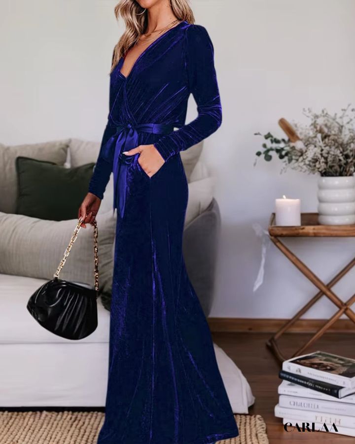 Women's velvet outfit