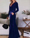 Women's velvet outfit