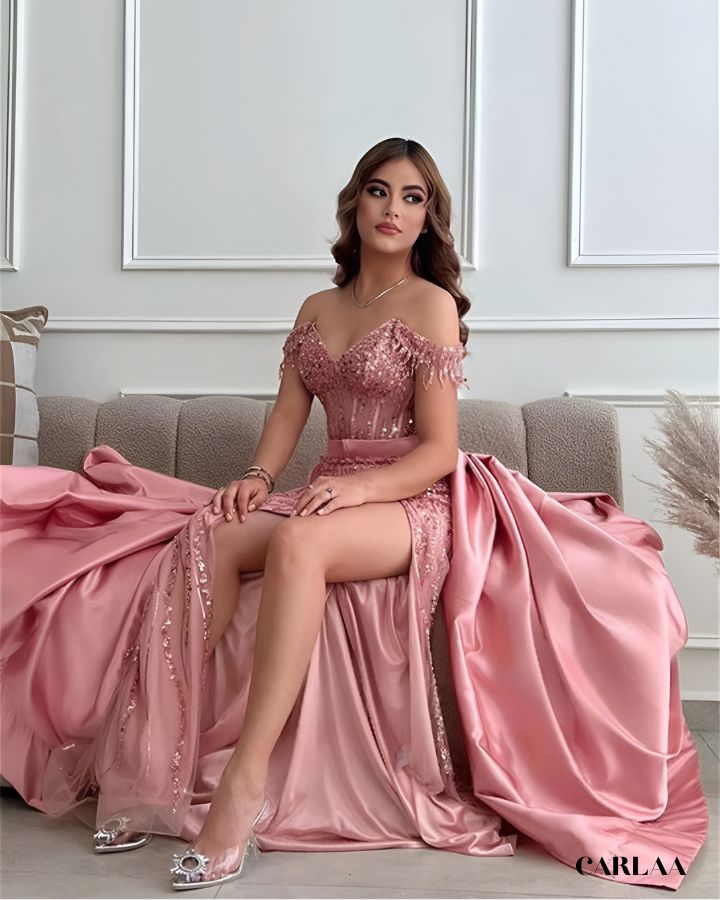 Robe soirée longue luxe