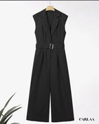 Chic belted outfit for women