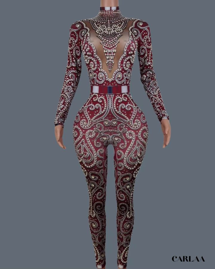 Rhinestone outfit for women