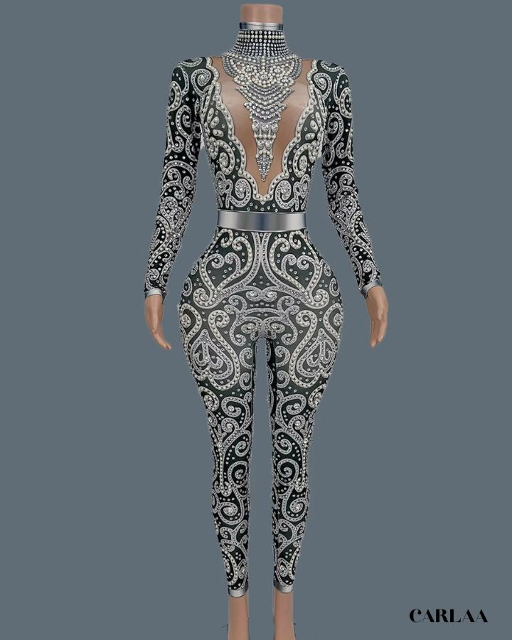 Rhinestone outfit for women