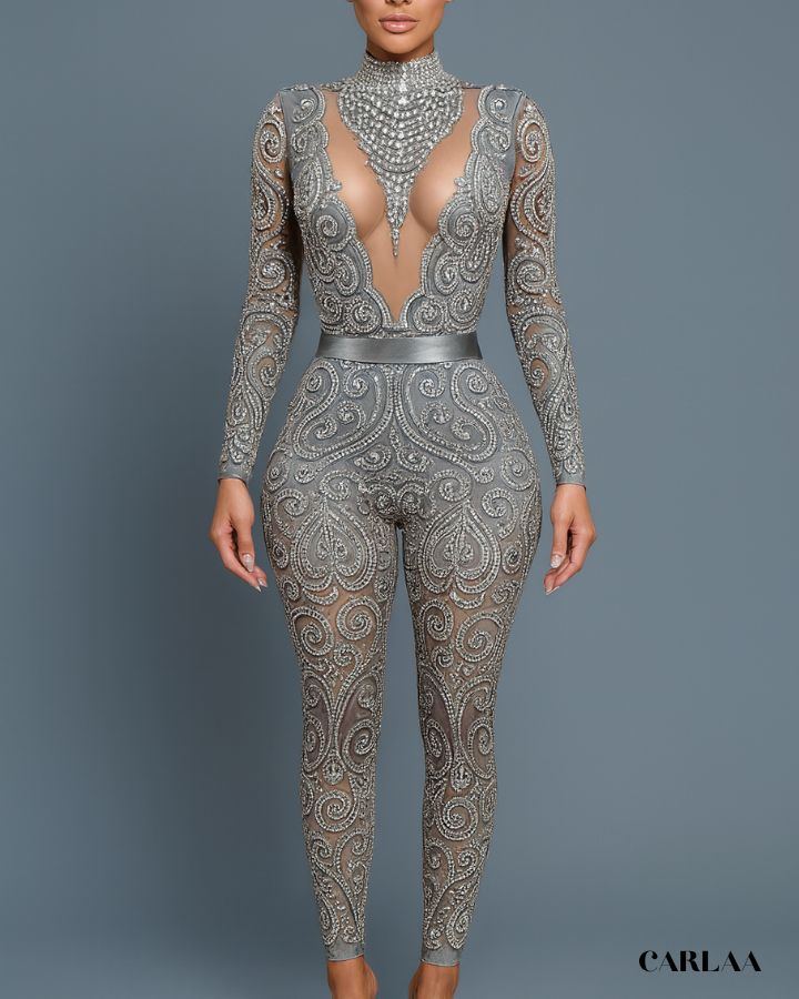 Rhinestone outfit for women