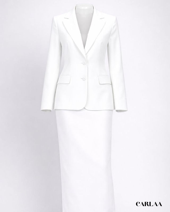 Tailleur robe femme mariage civil chic