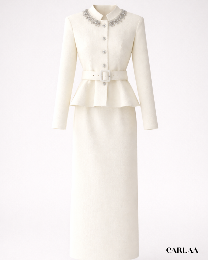 Robe blanche cérémonie femme