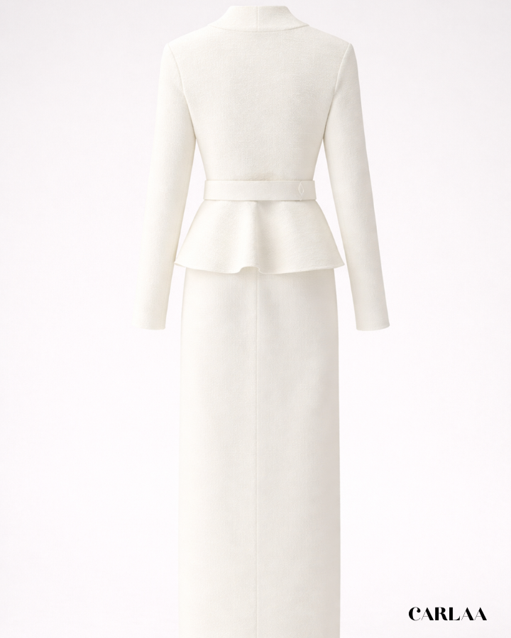 Robe blanche cérémonie femme