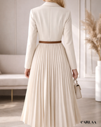 Robe Tailleur Plissée